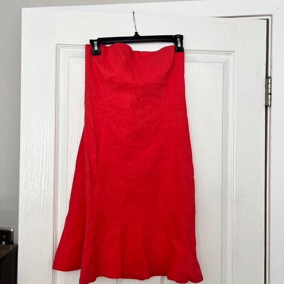 Theory Strapless Pink Dress - Picture 3 of 6